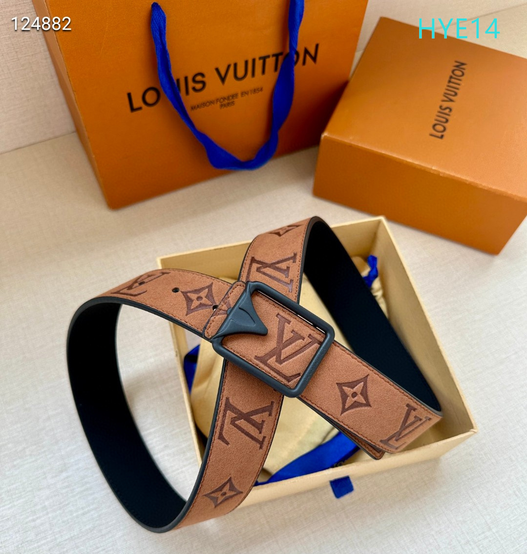 LV belt 34mmX95-125cm XH (135)