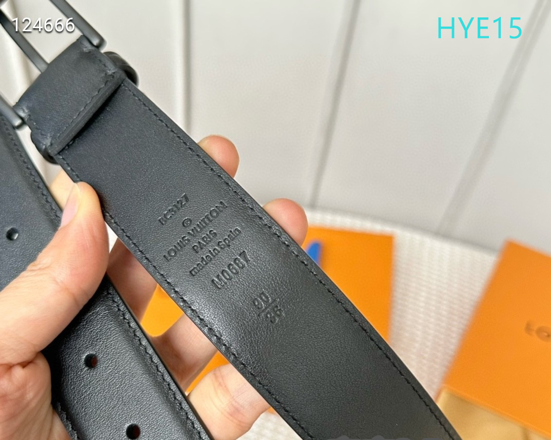 LV belt 34mmX95-125cm XH (135)