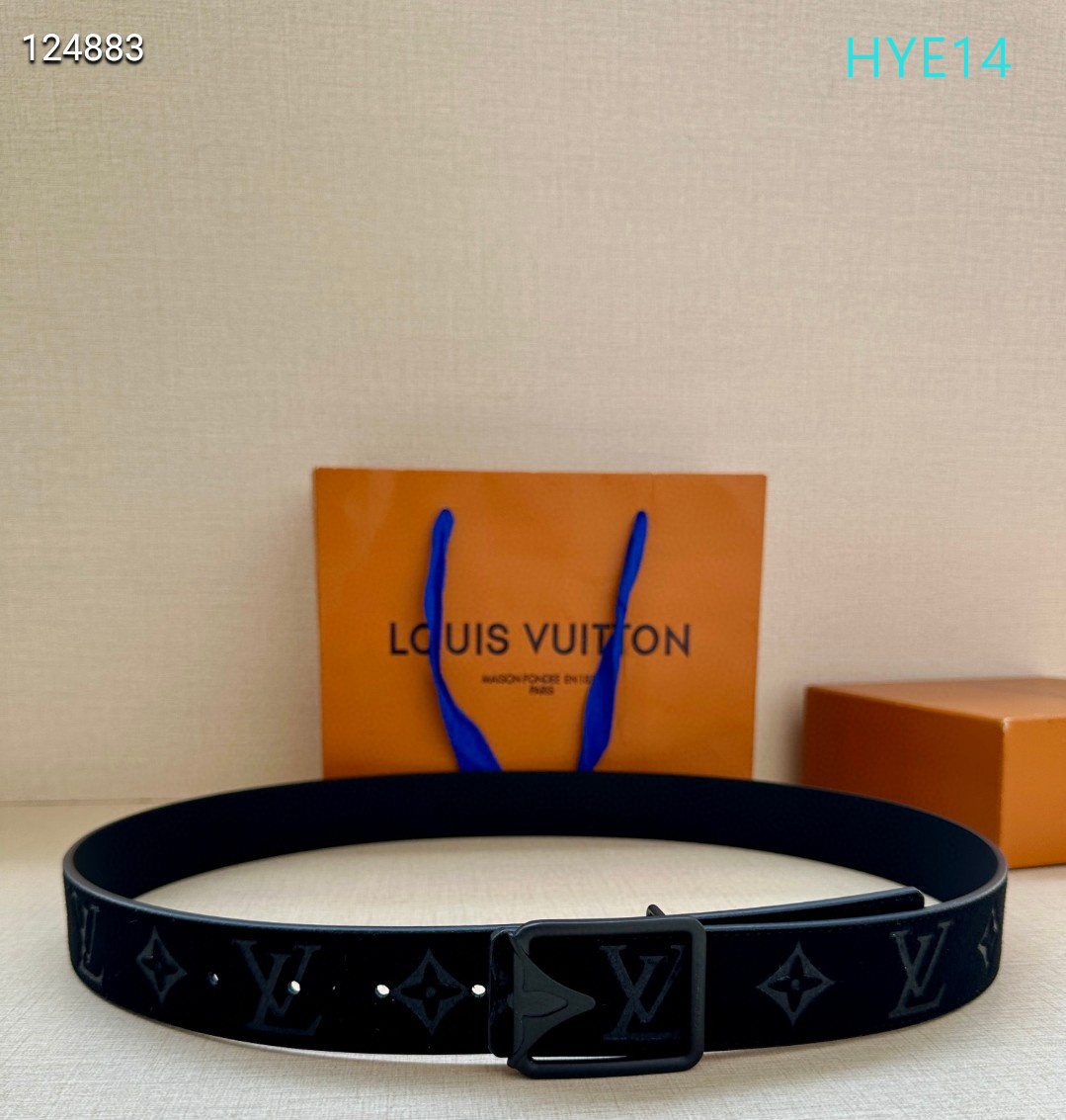 LV belt 34mmX95-125cm XH (136)