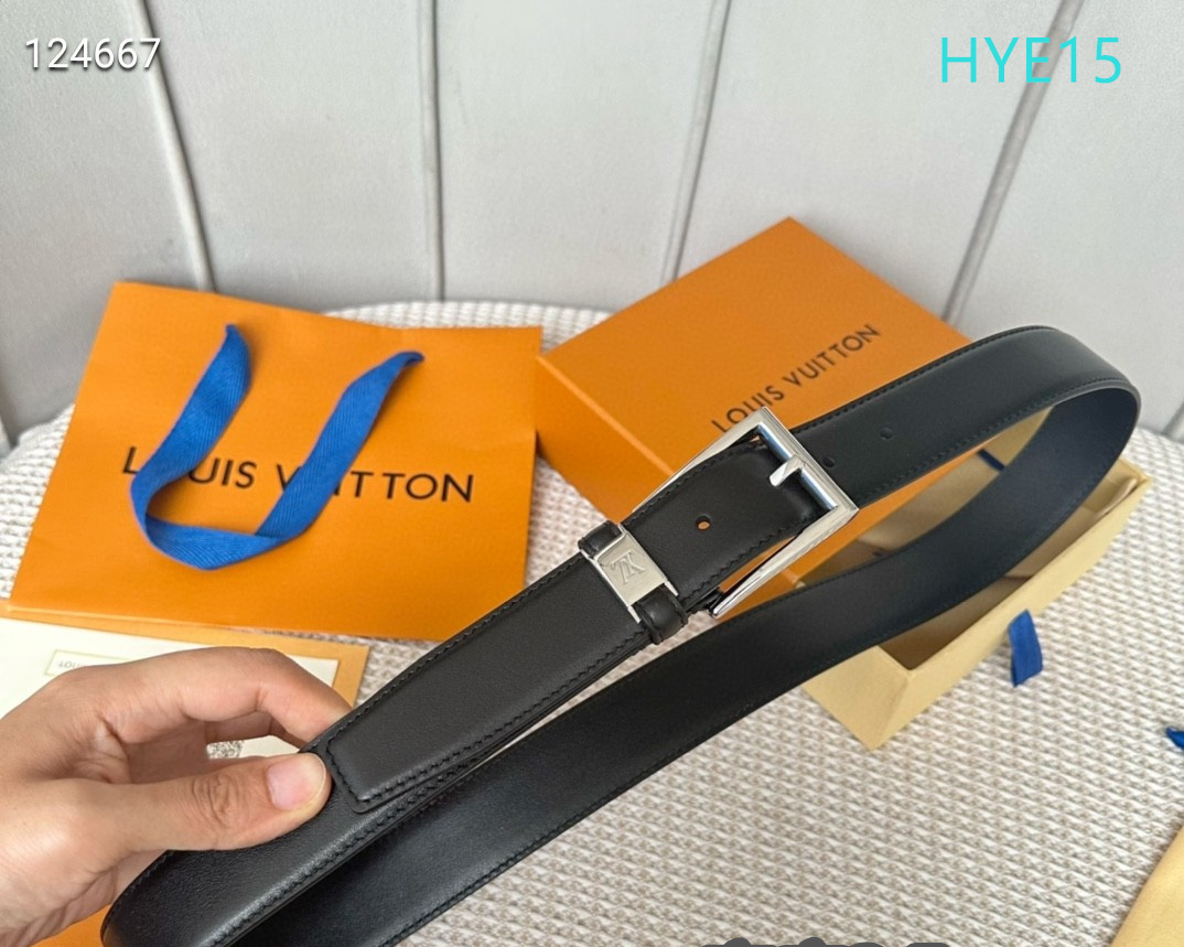 LV belt 34mmX95-125cm XH (137)