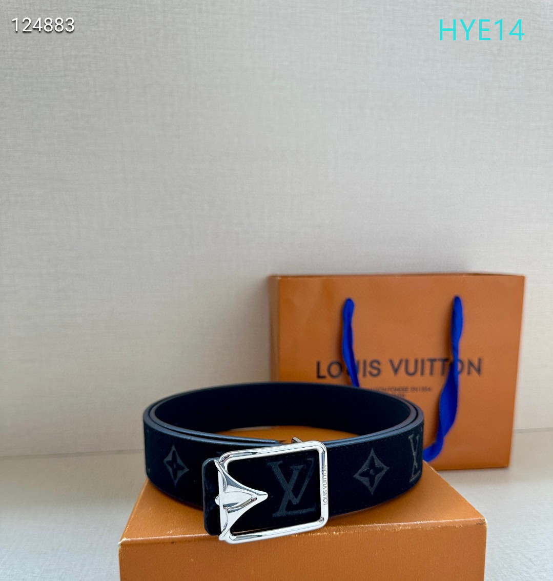 LV belt 34mmX95-125cm XH (140)