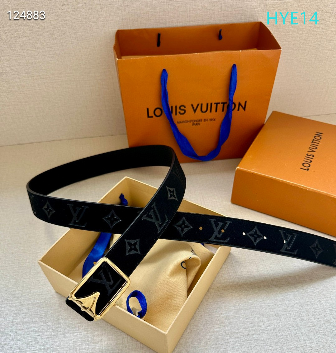 LV belt 34mmX95-125cm XH (142)