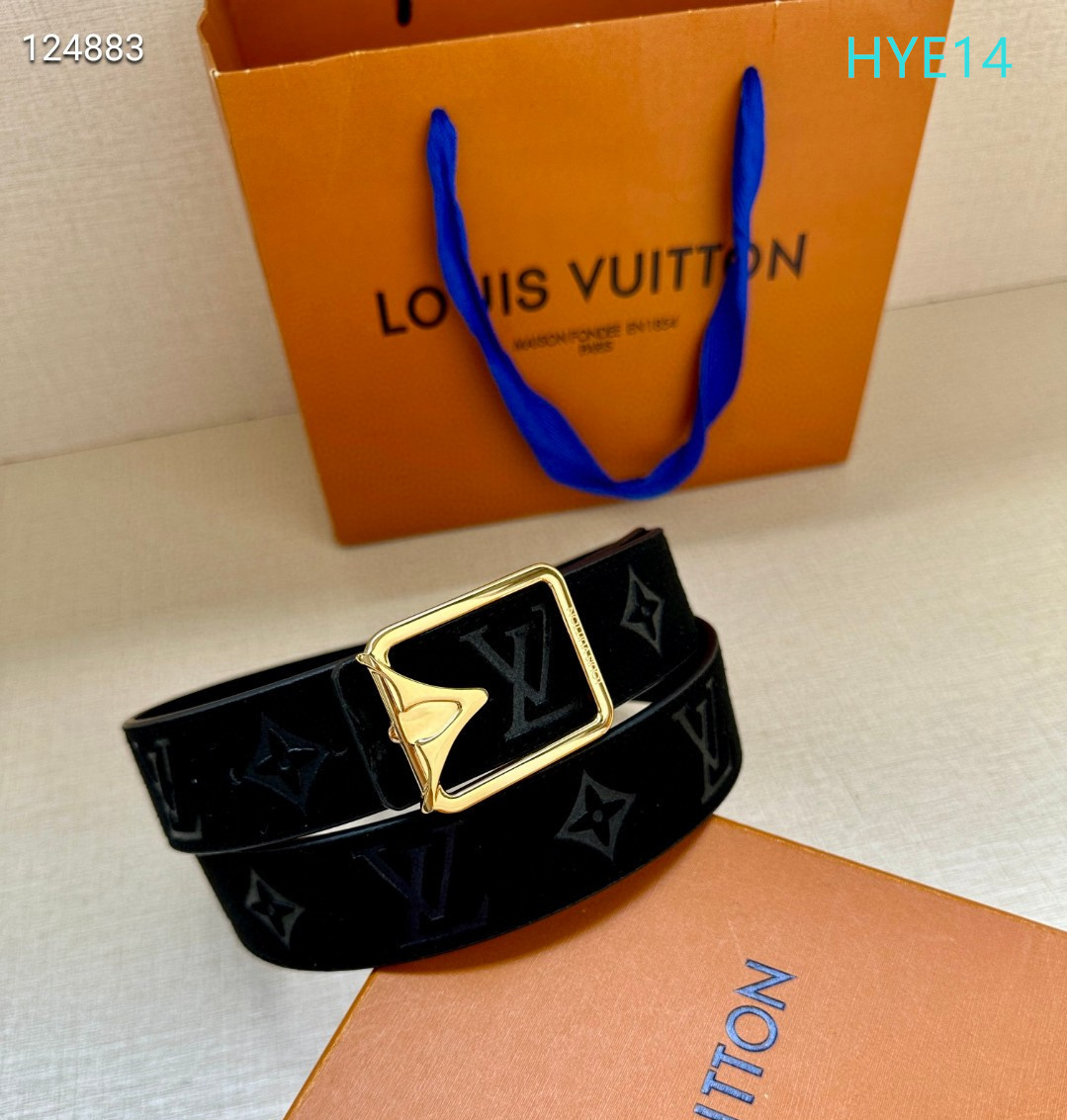 LV belt 34mmX95-125cm XH (143)