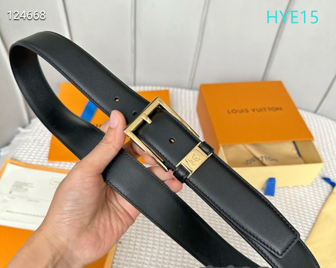 LV belt 34mmX95-125cm XH (144)