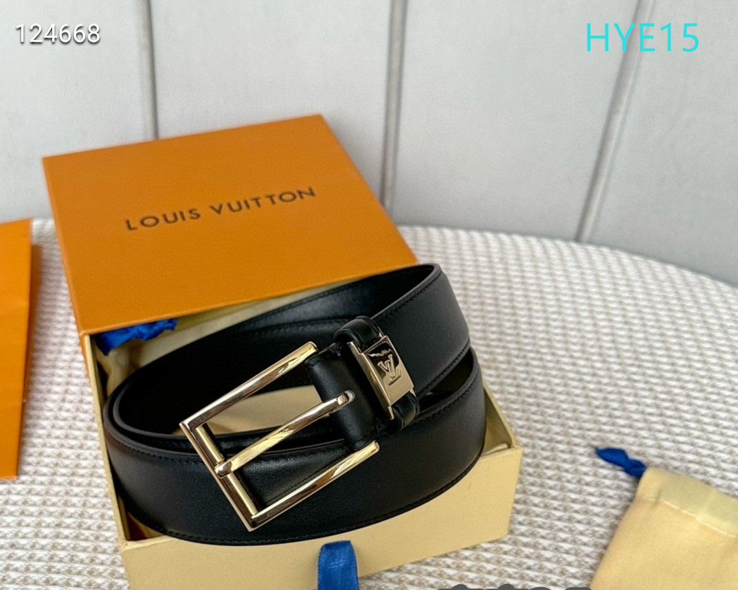 LV belt 34mmX95-125cm XH (145)
