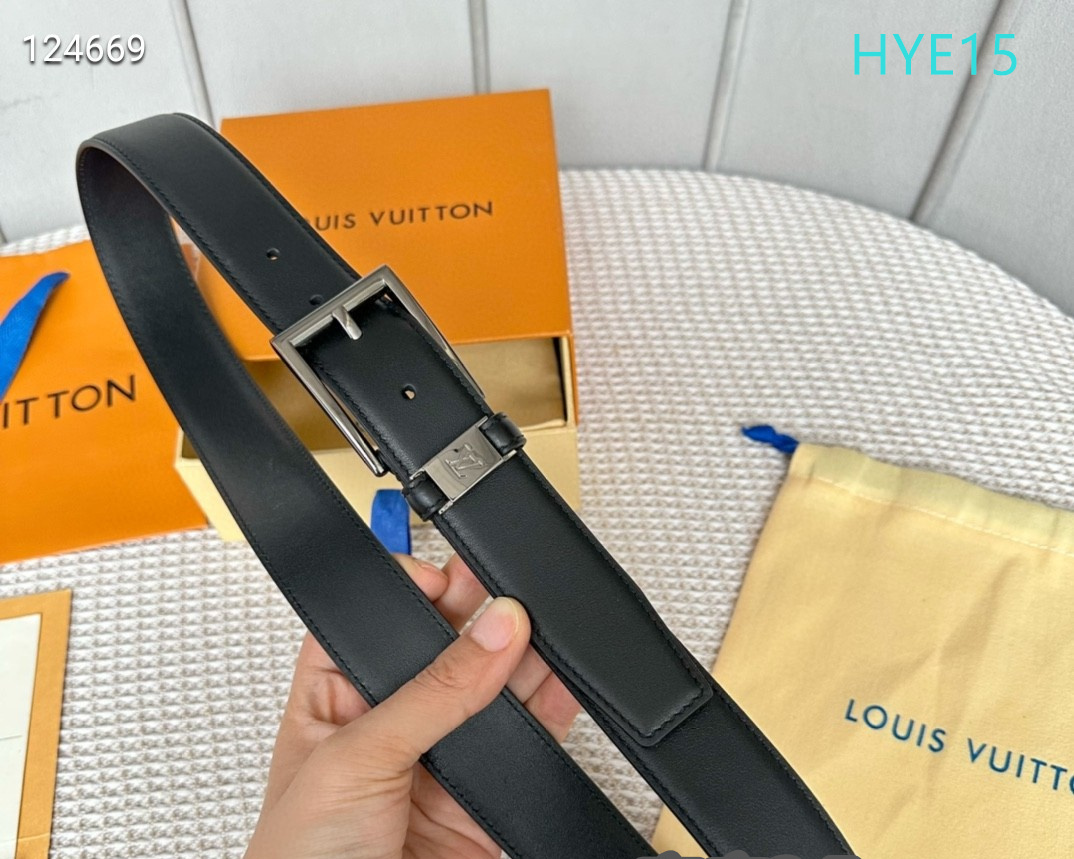 LV belt 34mmX95-125cm XH (151)