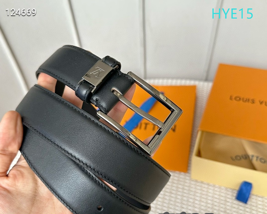 LV belt 34mmX95-125cm XH (154)