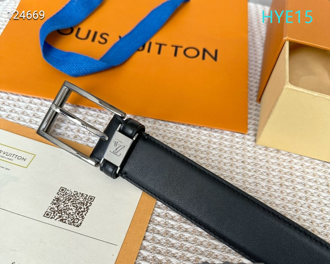 LV belt 34mmX95-125cm XH (155)