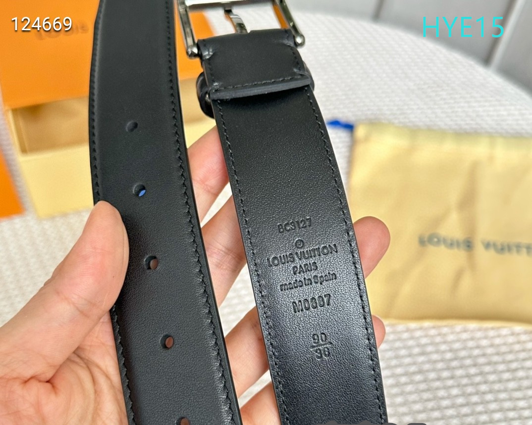 LV belt 34mmX95-125cm XH (156)