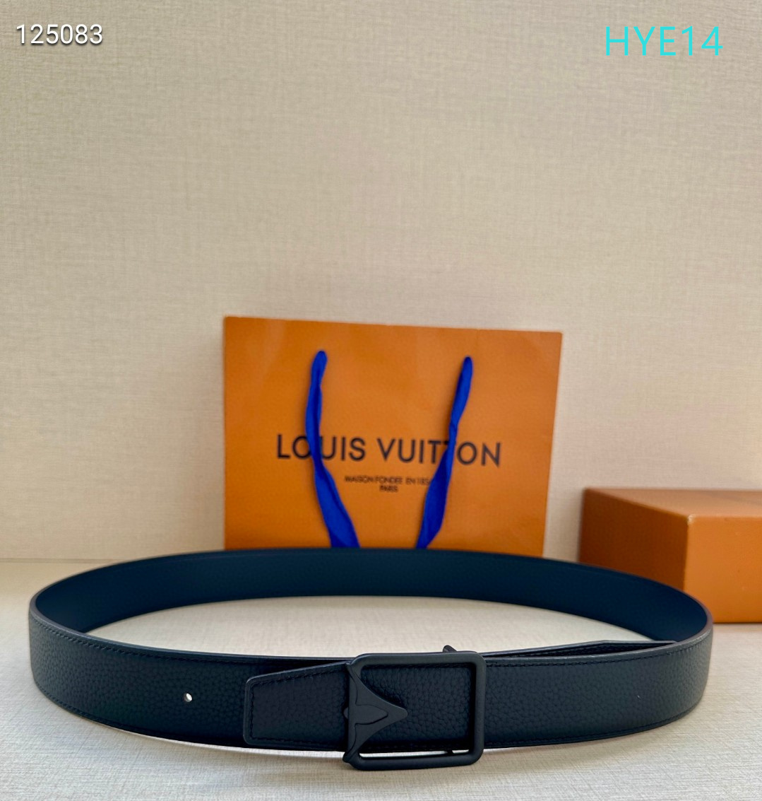 LV belt 34mmX95-125cm XH (190)