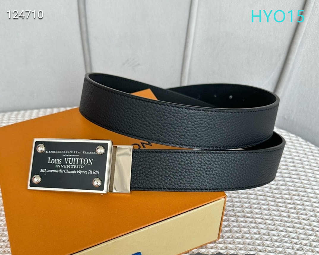 LV belt 34mmX95-125cm XH (191)