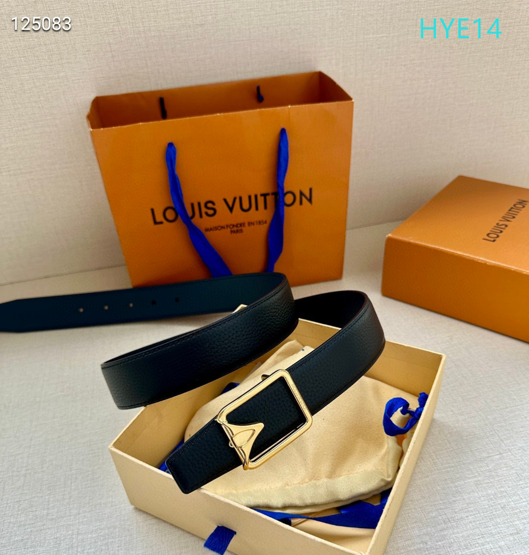 LV belt 34mmX95-125cm XH (198)