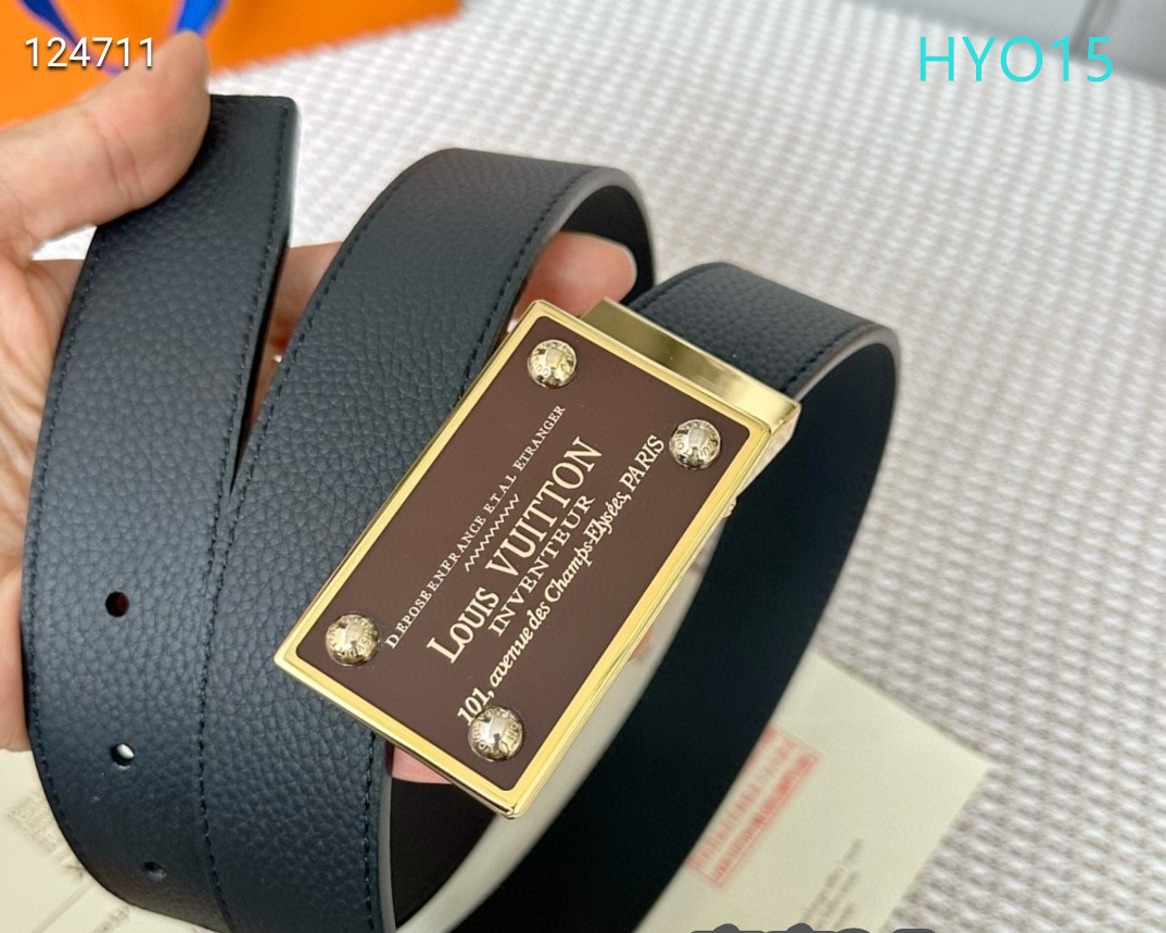 LV belt 34mmX95-125cm XH (200)