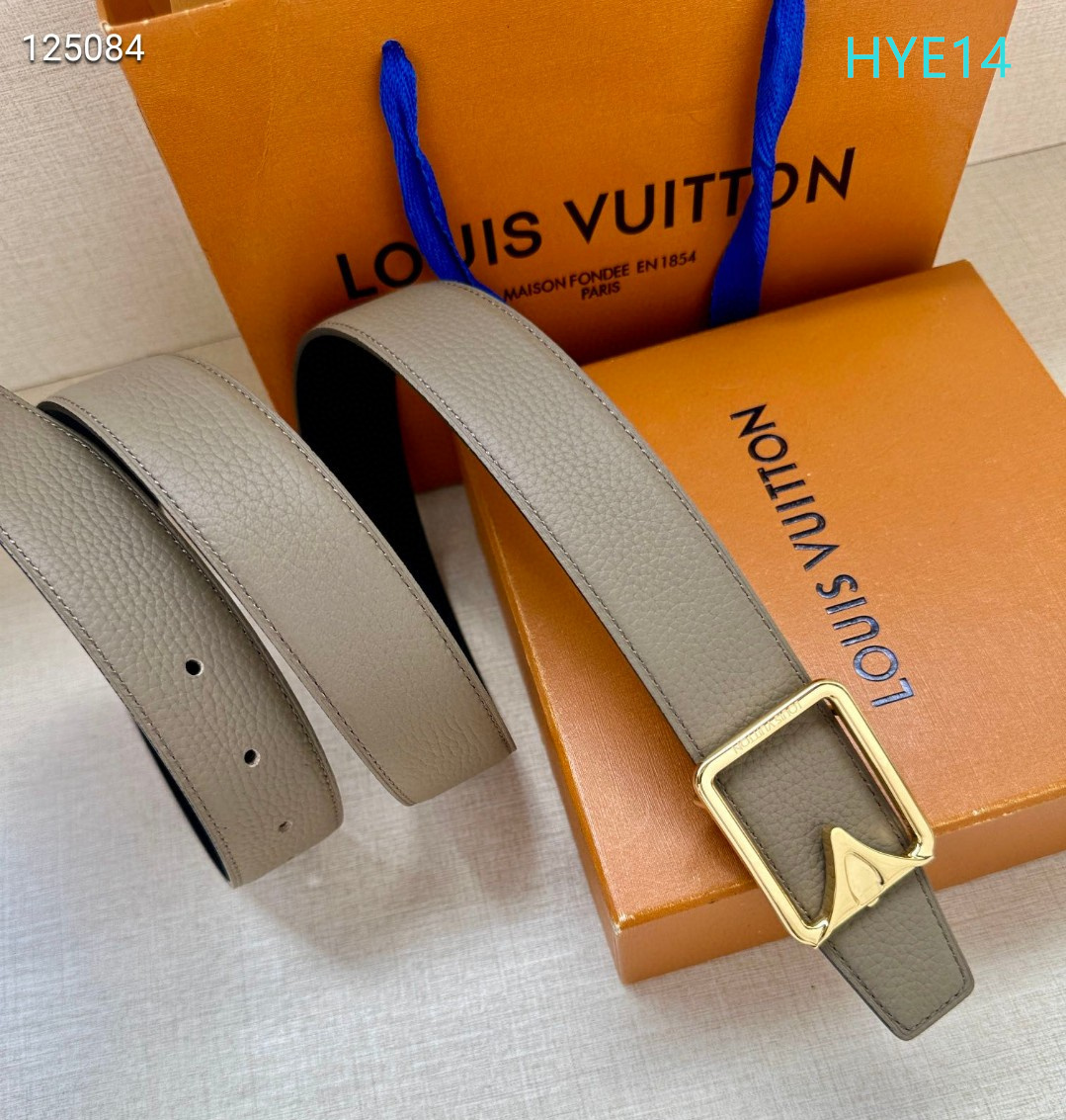 LV belt 34mmX95-125cm XH (202)