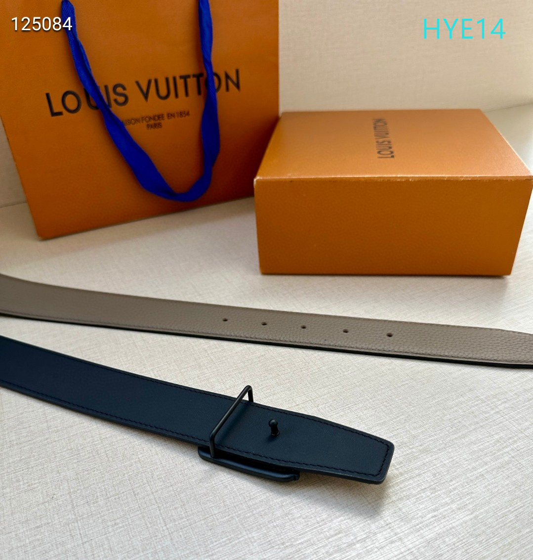 LV belt 34mmX95-125cm XH (207)