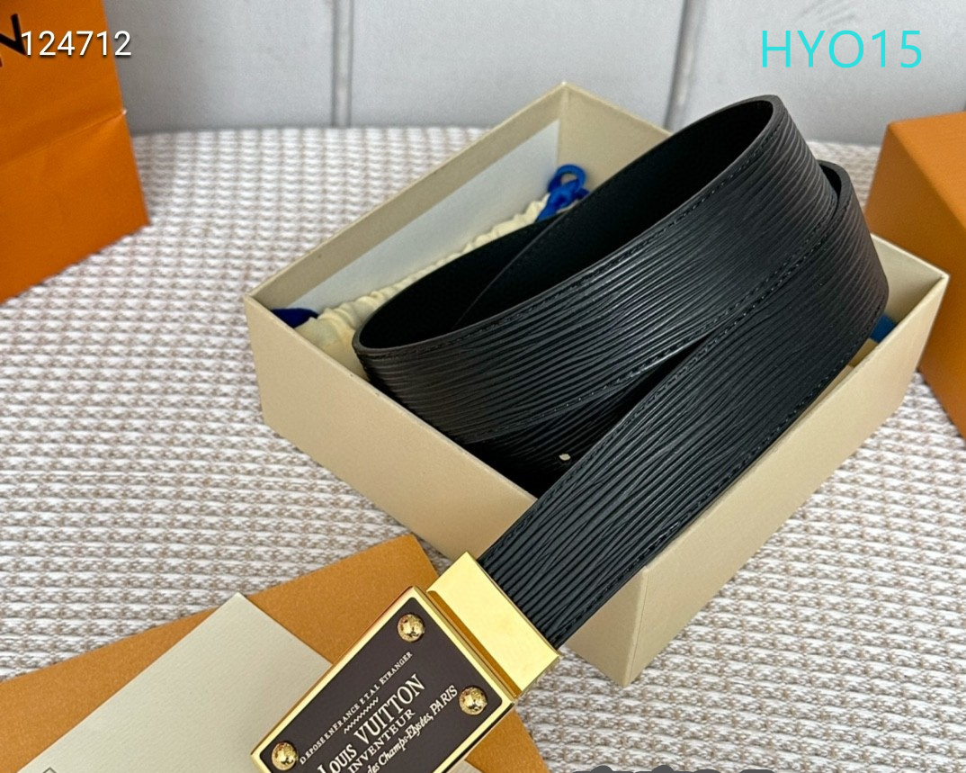 LV belt 34mmX95-125cm XH (207)