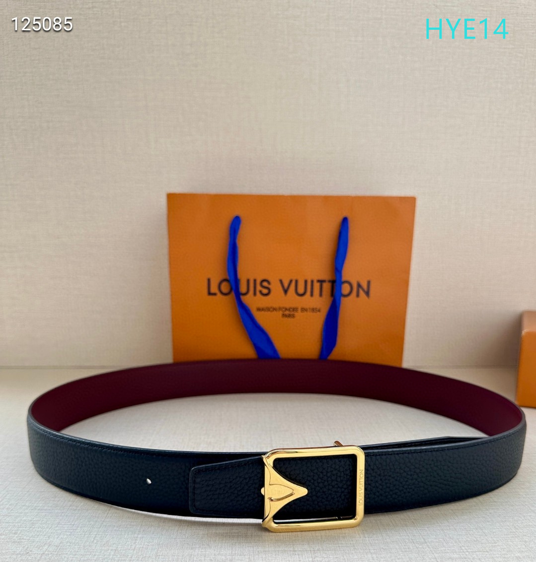 LV belt 34mmX95-125cm XH (208)