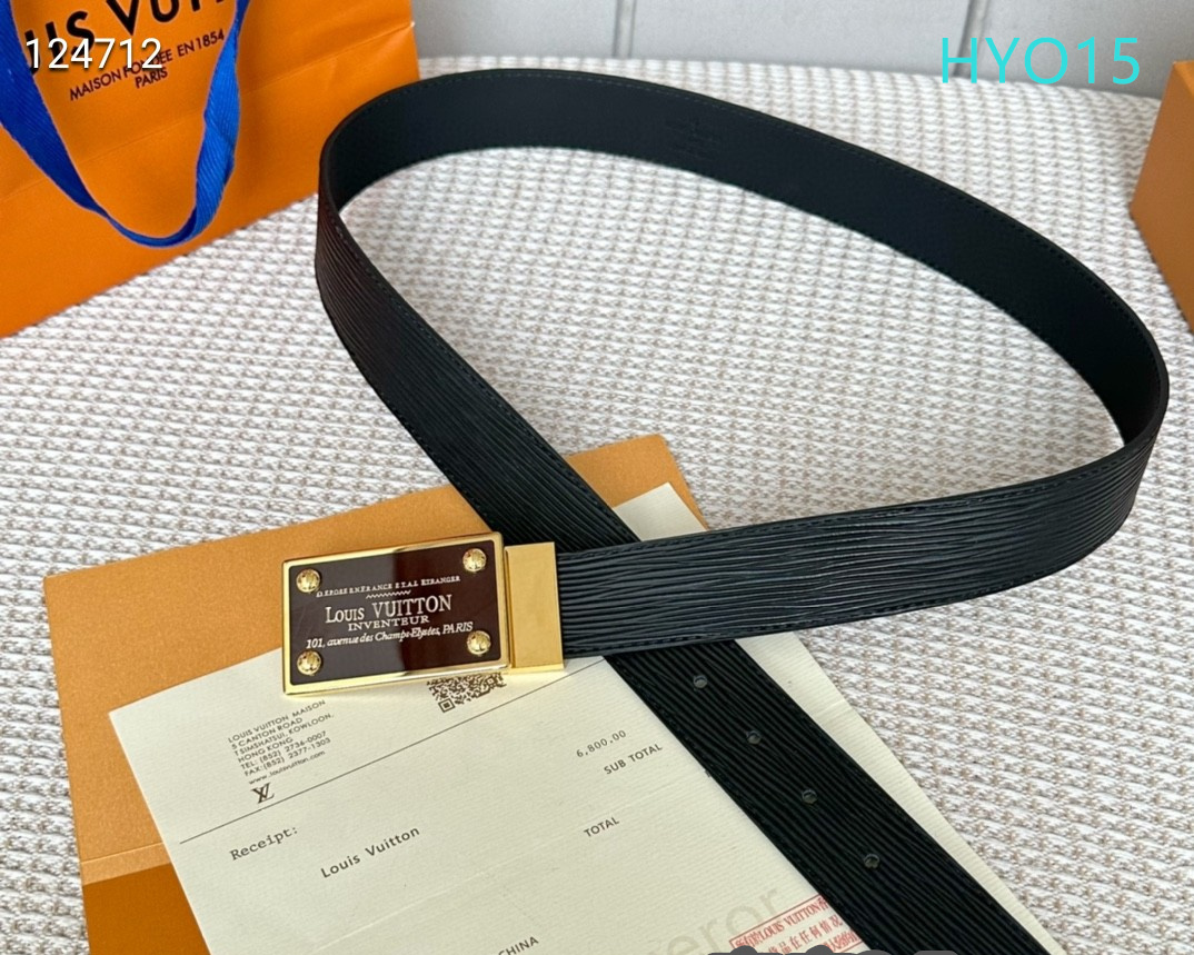 LV belt 34mmX95-125cm XH (208)