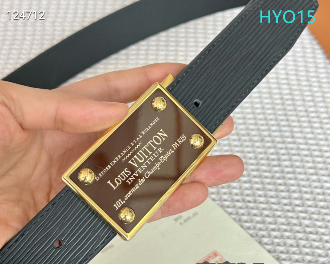 LV belt 34mmX95-125cm XH (209)