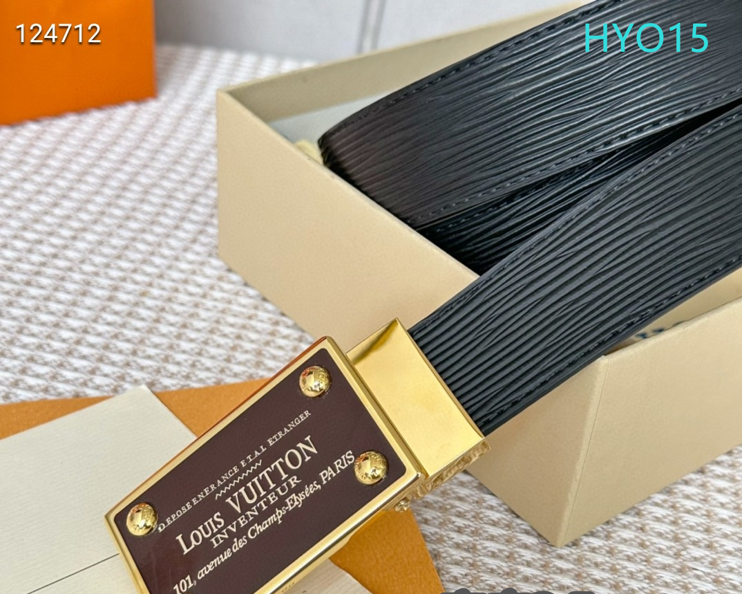 LV belt 34mmX95-125cm XH (211)