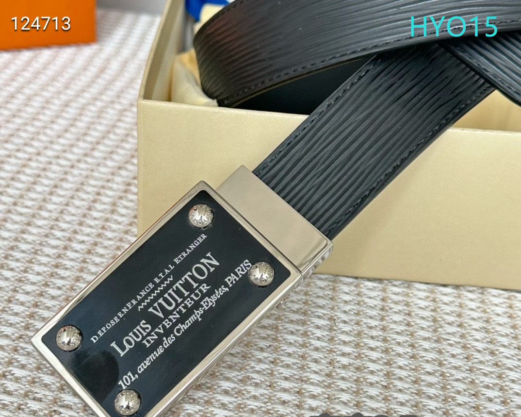 LV belt 34mmX95-125cm XH (216)