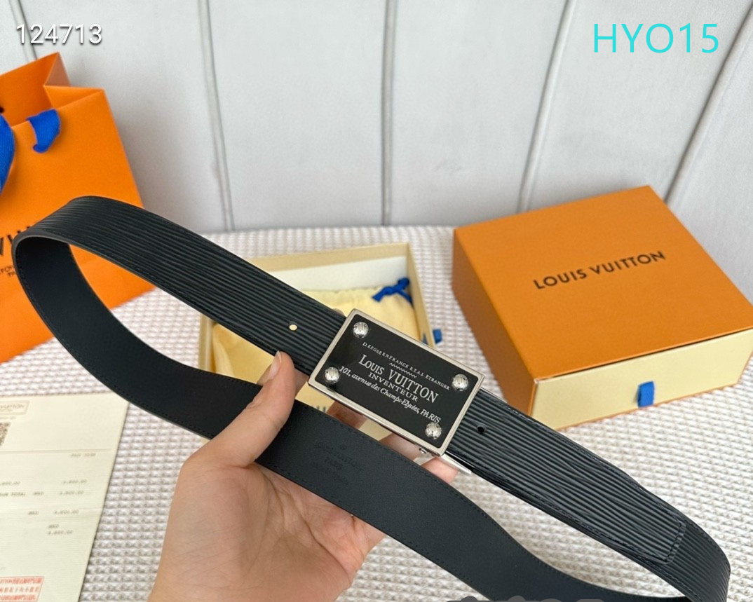 LV belt 34mmX95-125cm XH (218)