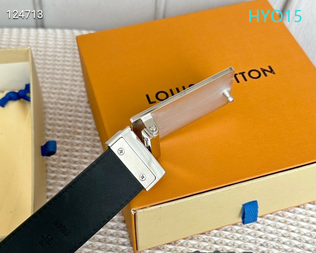 LV belt 34mmX95-125cm XH (219)