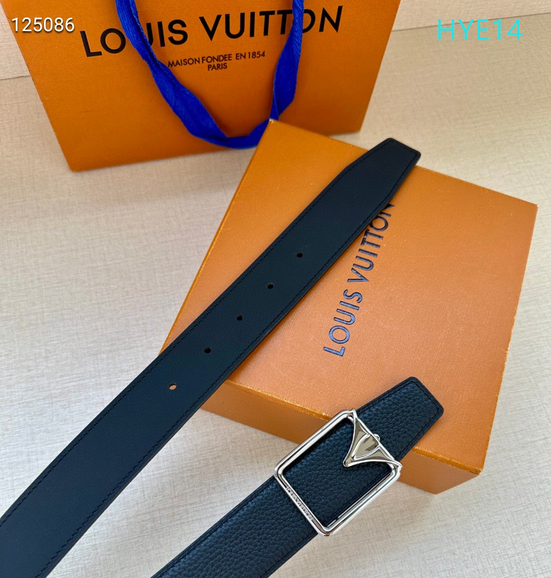 LV belt 34mmX95-125cm XH (220)