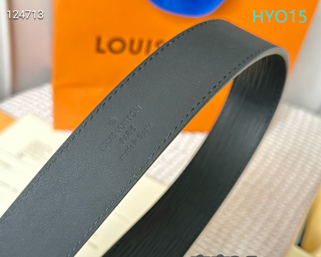 LV belt 34mmX95-125cm XH (220)