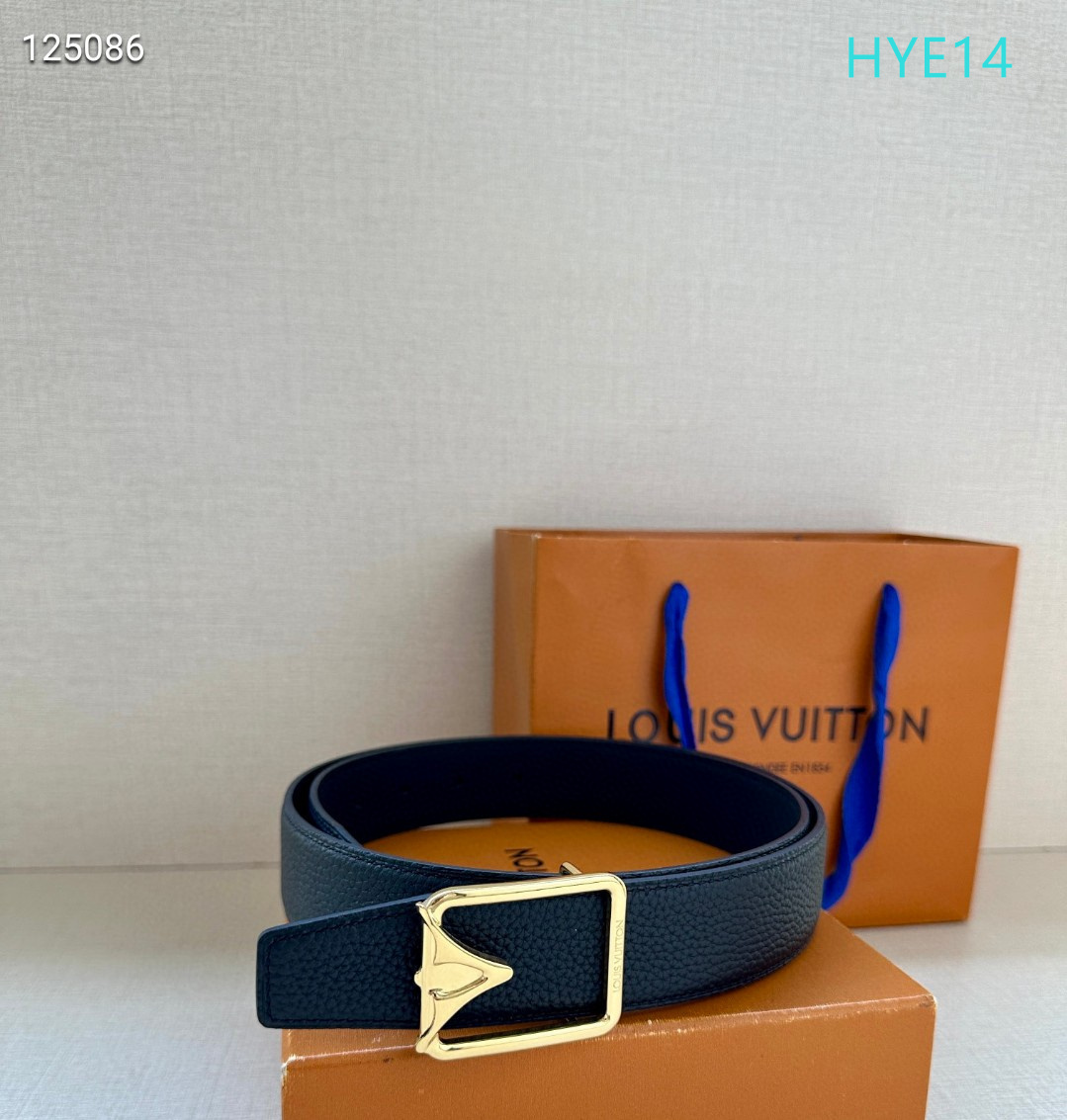 LV belt 34mmX95-125cm XH (221)