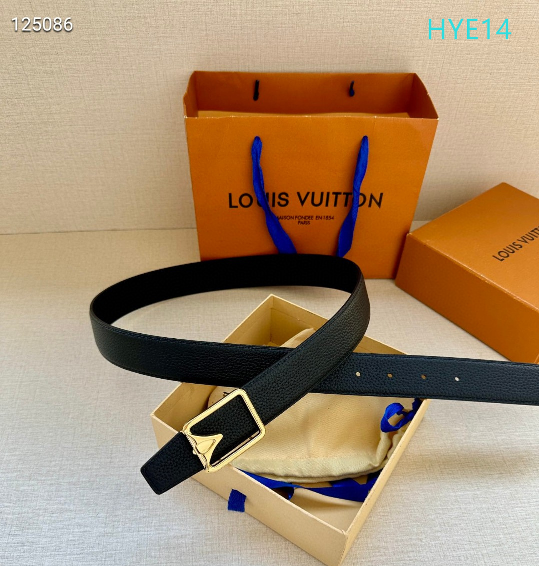 LV belt 34mmX95-125cm XH (222)