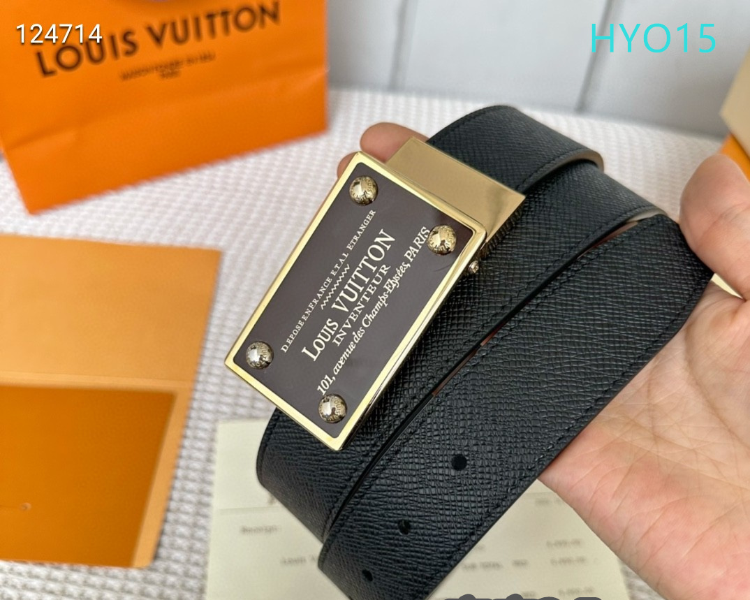 LV belt 34mmX95-125cm XH (223)
