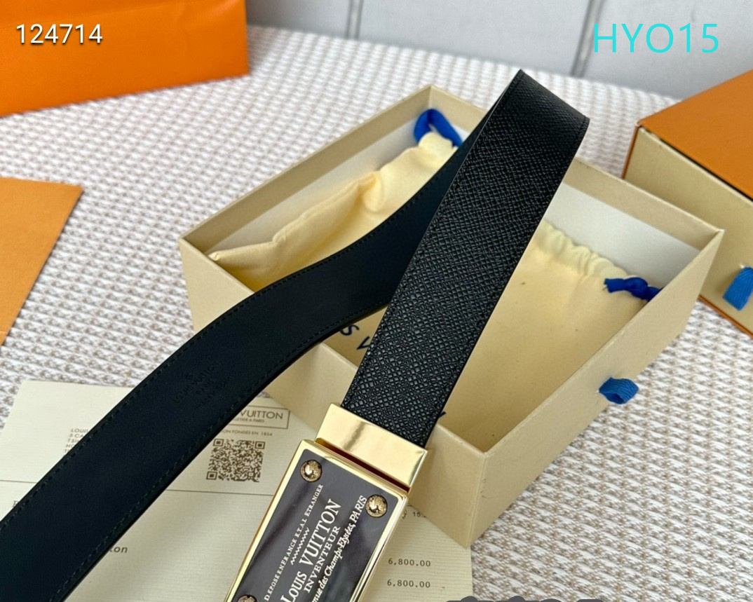 LV belt 34mmX95-125cm XH (224)