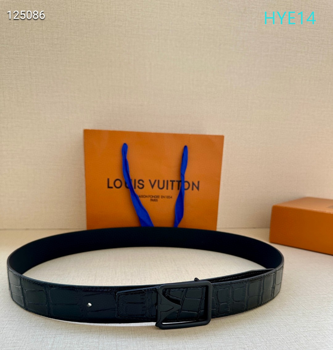 LV belt 34mmX95-125cm XH (226)