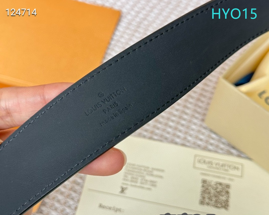 LV belt 34mmX95-125cm XH (228)