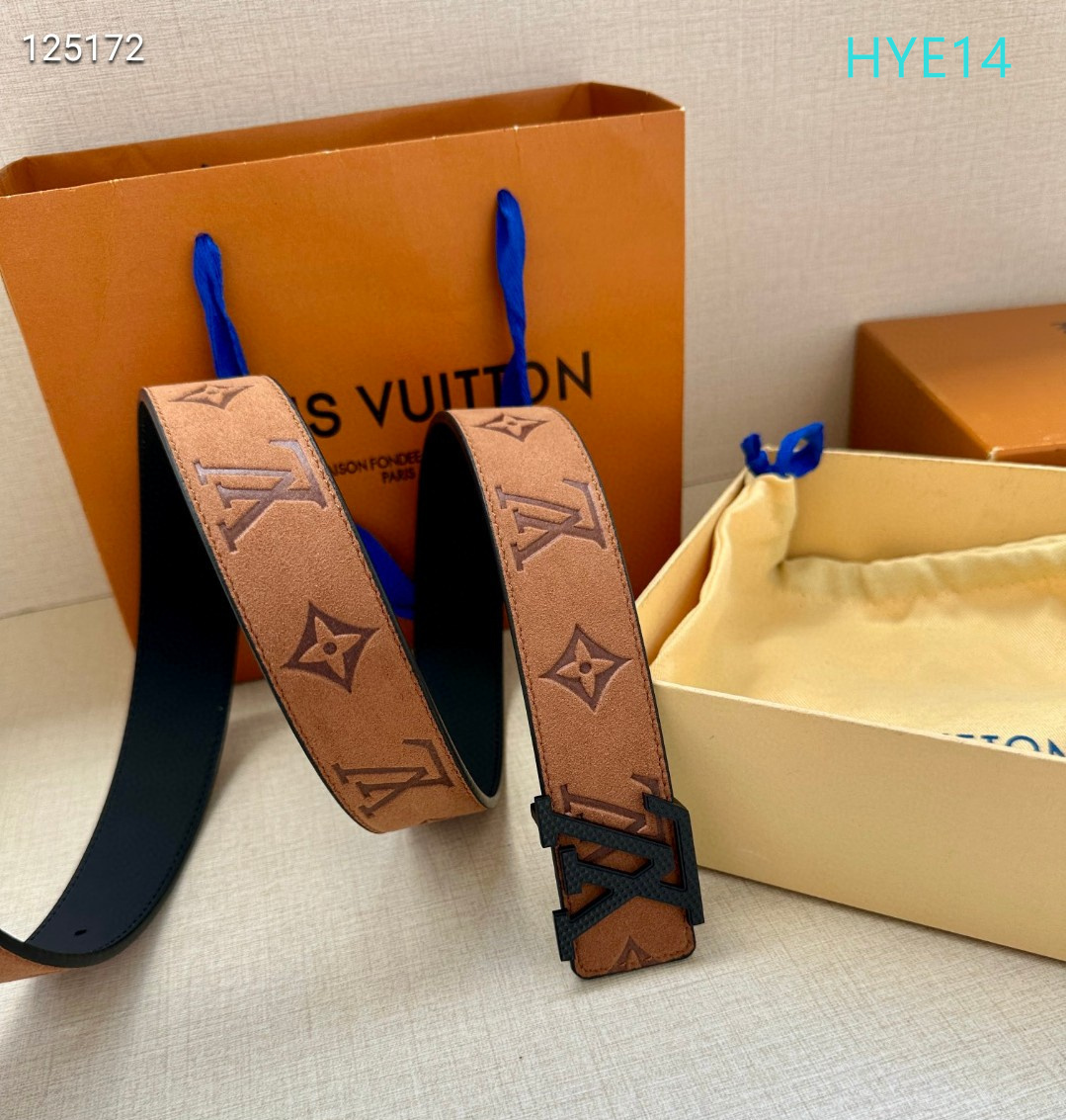LV belt 34mmX95-125cm XH (230)