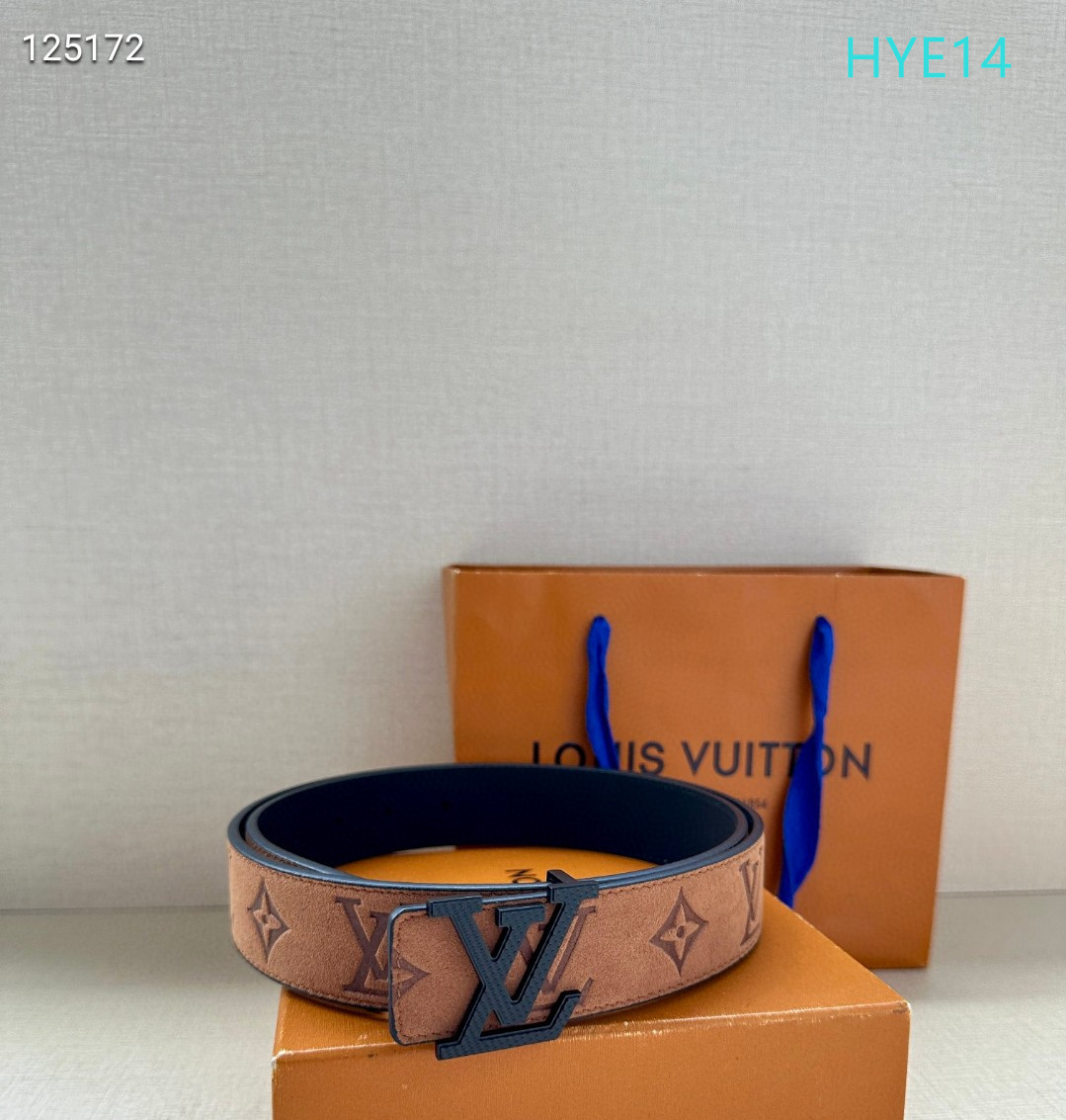LV belt 34mmX95-125cm XH (231)