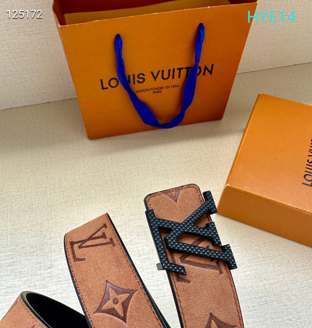 LV belt 34mmX95-125cm XH (232)