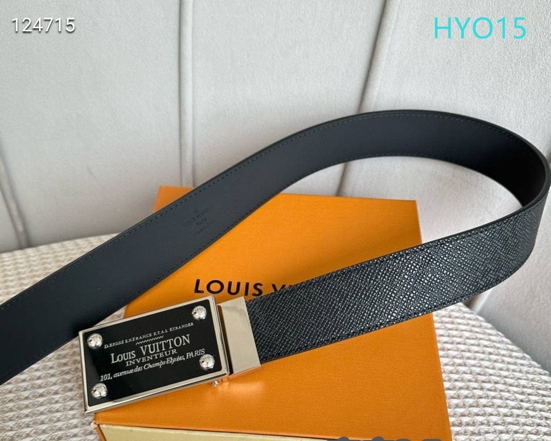 LV belt 34mmX95-125cm XH (233)