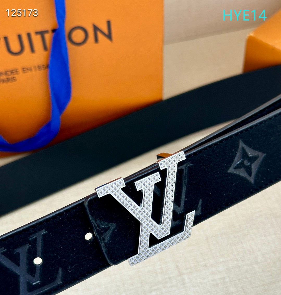 LV belt 34mmX95-125cm XH (237)