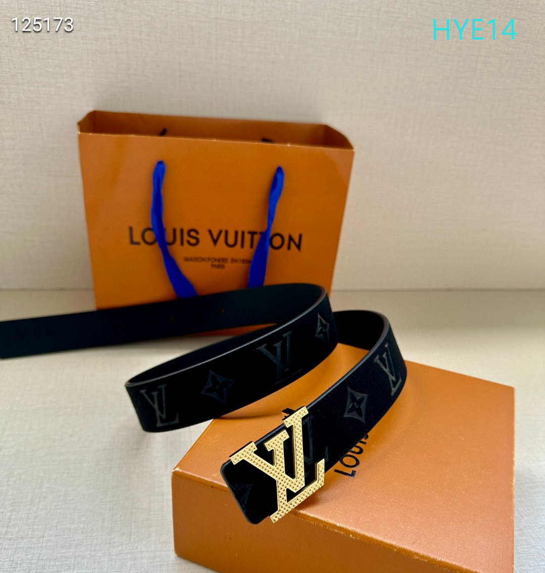 LV belt 34mmX95-125cm XH (239)