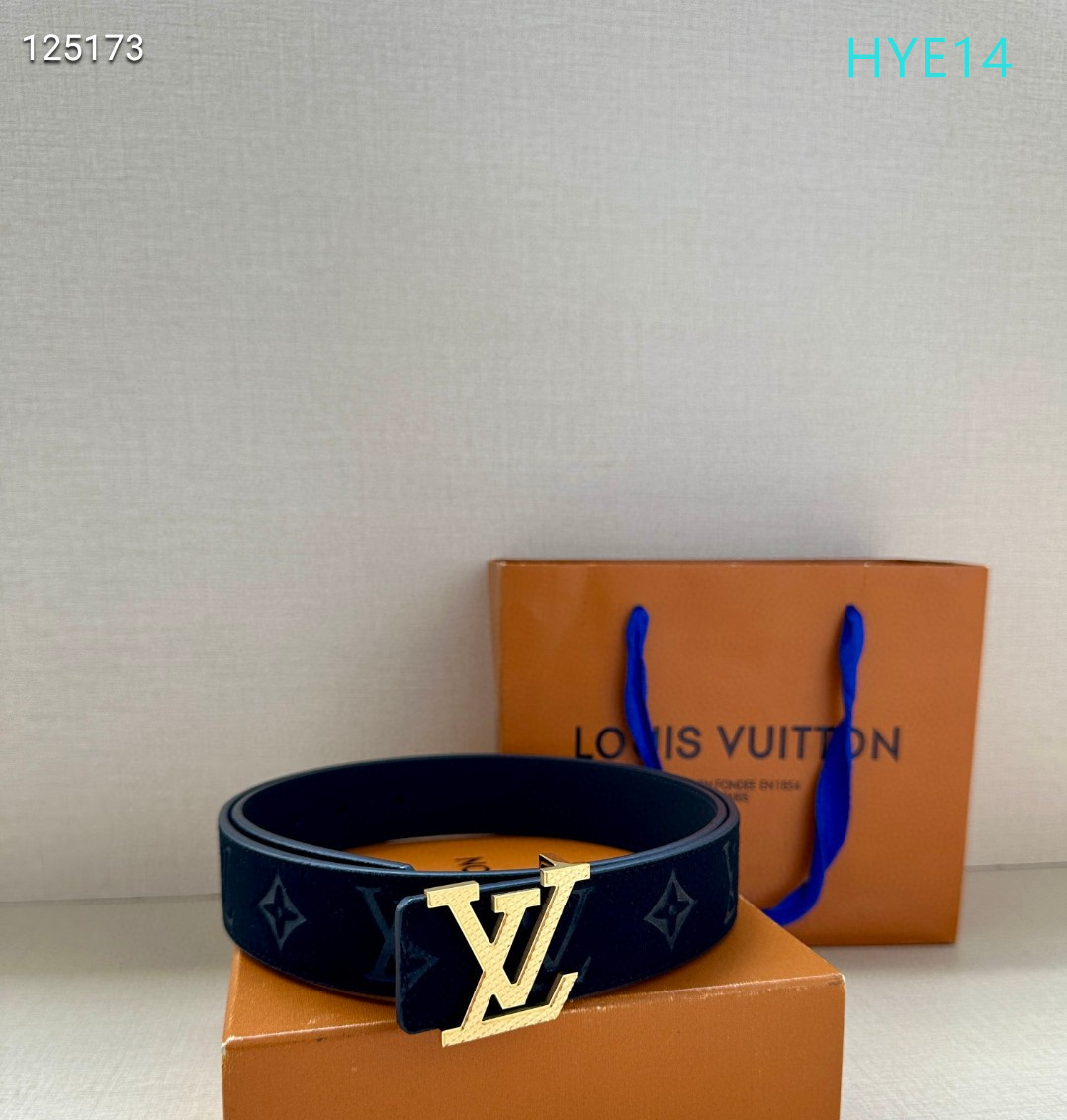 LV belt 34mmX95-125cm XH (240)