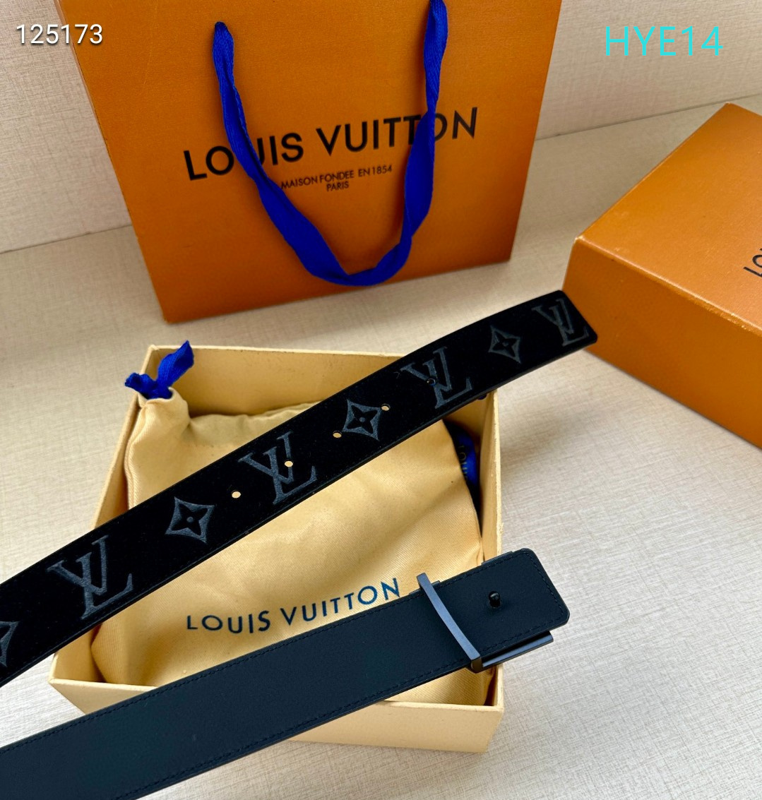 LV belt 34mmX95-125cm XH (242)