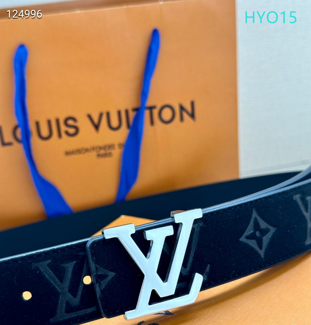 LV belt 34mmX95-125cm XH (242)