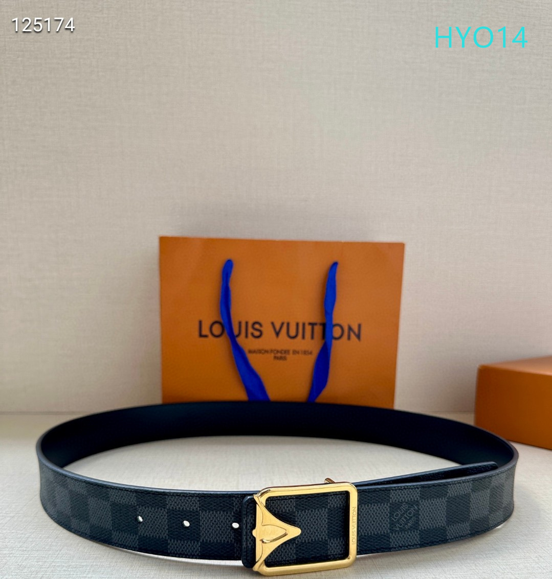 LV belt 34mmX95-125cm XH (245)