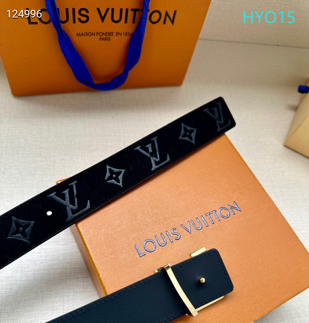 LV belt 34mmX95-125cm XH (245)