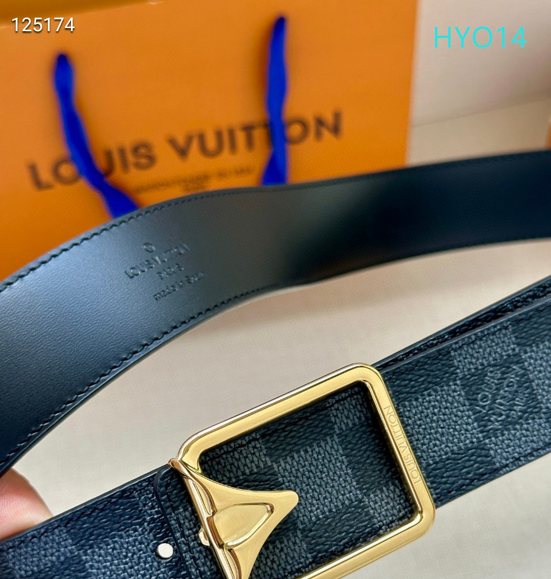 LV belt 34mmX95-125cm XH (246)