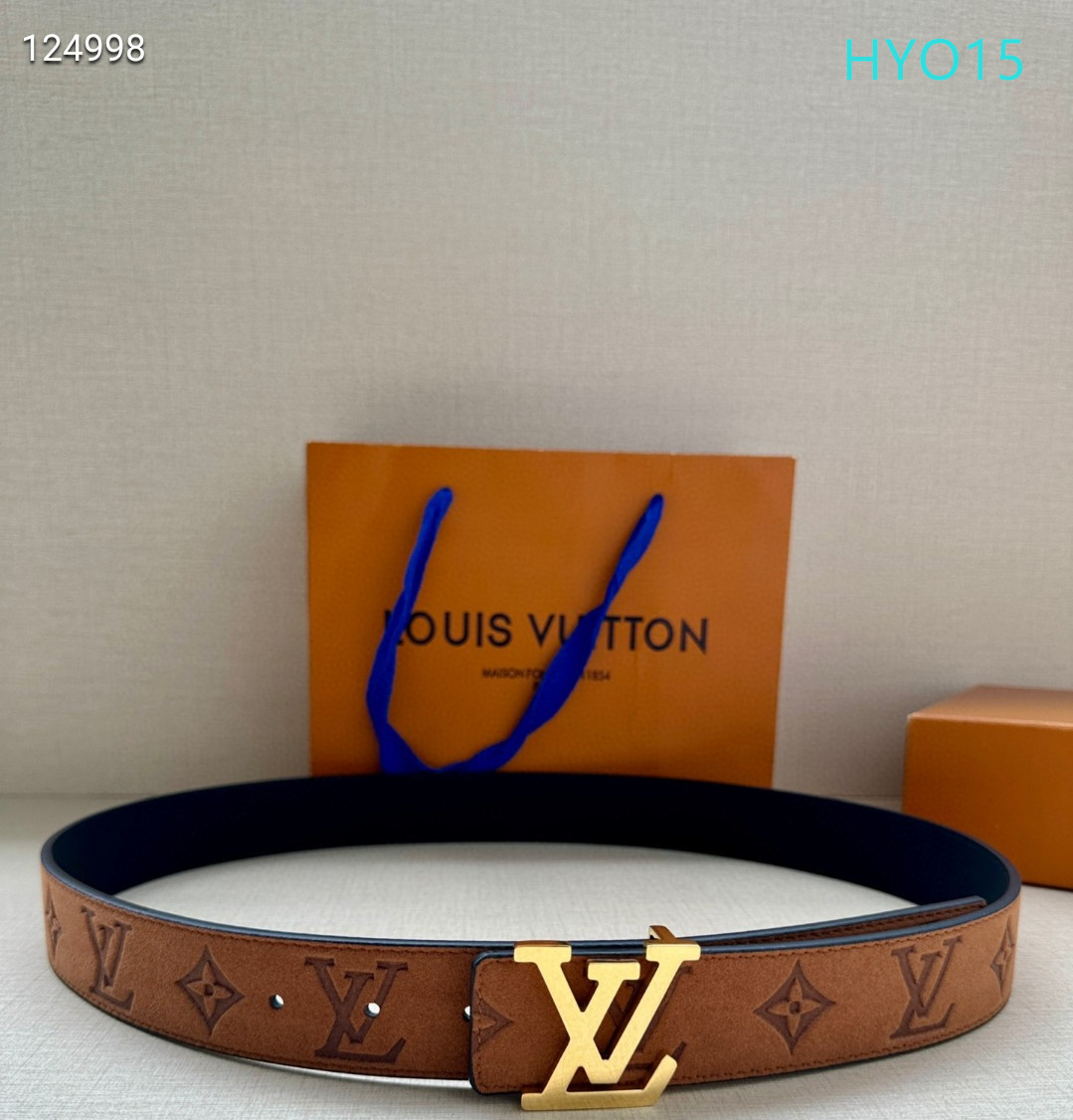 LV belt 34mmX95-125cm XH (248)