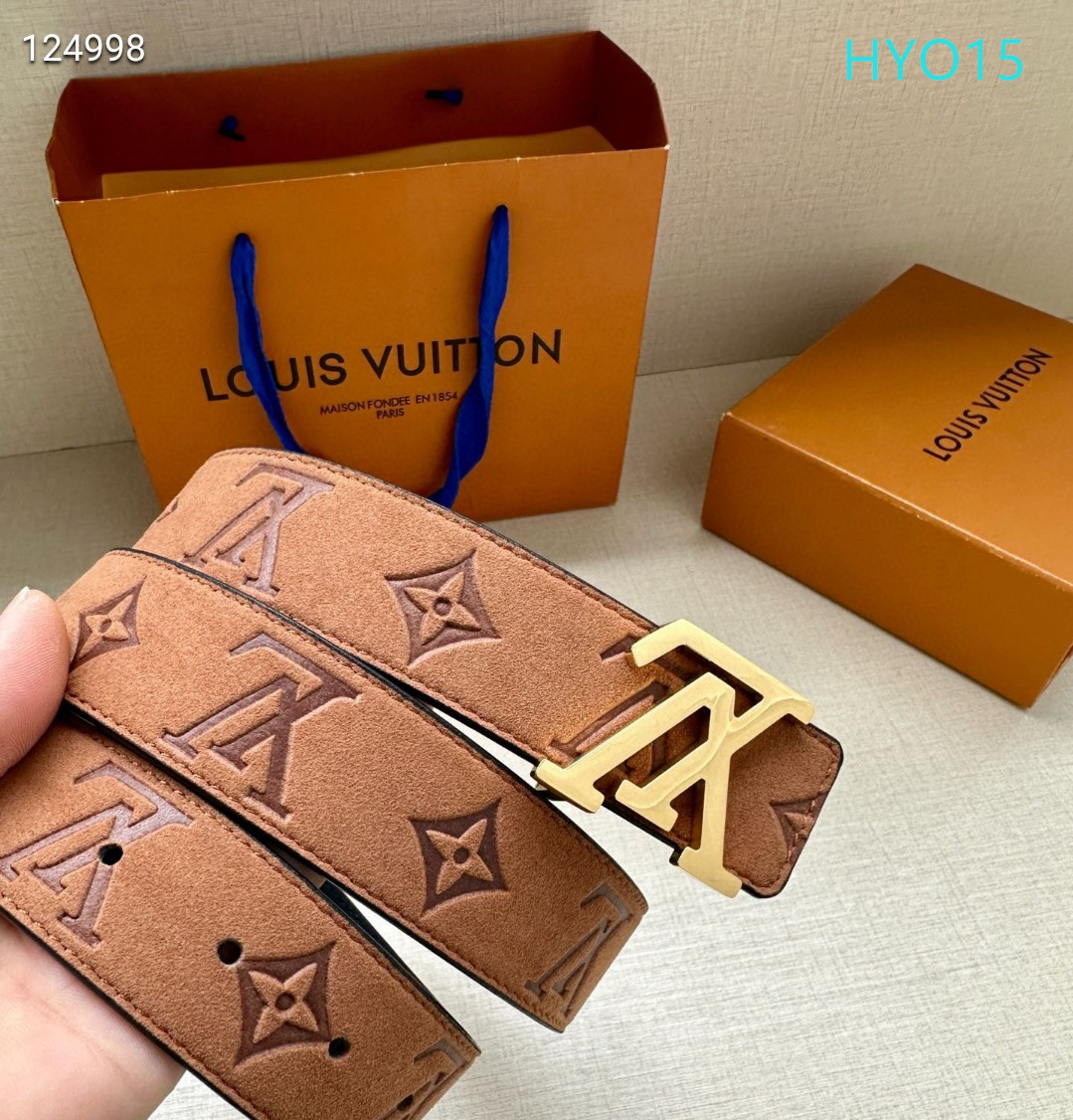 LV belt 34mmX95-125cm XH (250)
