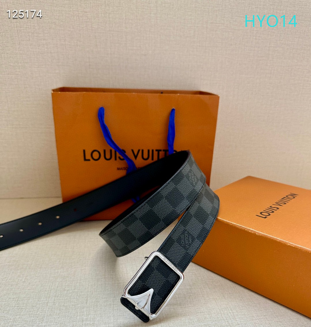 LV belt 34mmX95-125cm XH (251)